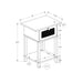 Accent Table With Storage Drawer, 2 Tier Nightstand For Living Room - Natural 8th Street