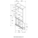 Stigham - Bookcase With 2 Door Cabinet, Adjustable Shelves, Cable Management - Oak Furniture Max