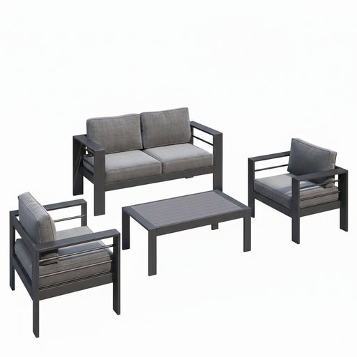 Outdoor Patio Set, All-Weather & Thick Cushions Home Essentials