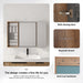 41.3" Wall Mounted Bathroom Cabinet With Adjustable Shelves Storage Unit - Imitative Oak Home Essentials