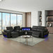 Nova - Sectional With Bluetooth Speaker, LED And Lifting Wine Cabinet Matrix Furniture Group