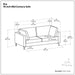 Ava - Mid Century Sofa, Upholstered Simpli-Home