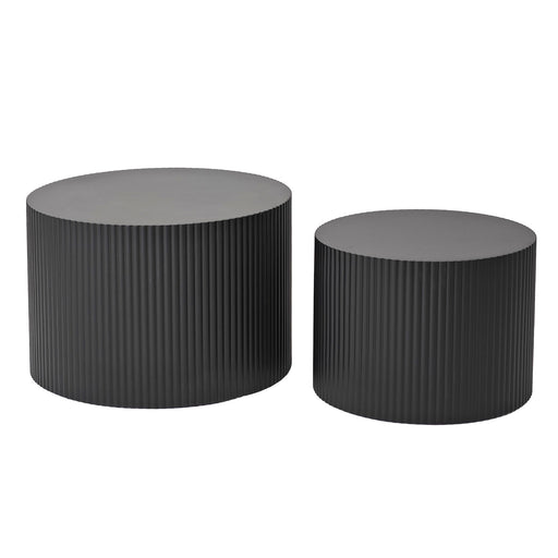 Wave Stripe Nesting Coffee Table (Set of 2) Home Essentials