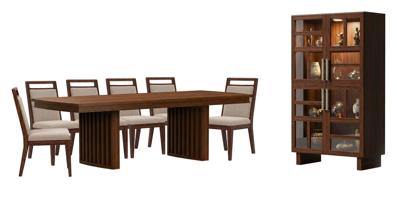 Reena - Extendable Trestle Dining Table Set Magnussen Furniture