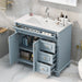 Modern Bathroom Vanity With Sink, 3 Drawers & 2 Doors Hearth and Haven