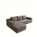 Modern L-Shaped Sectional Sofa With Left Facing Chaise Home Essentials
