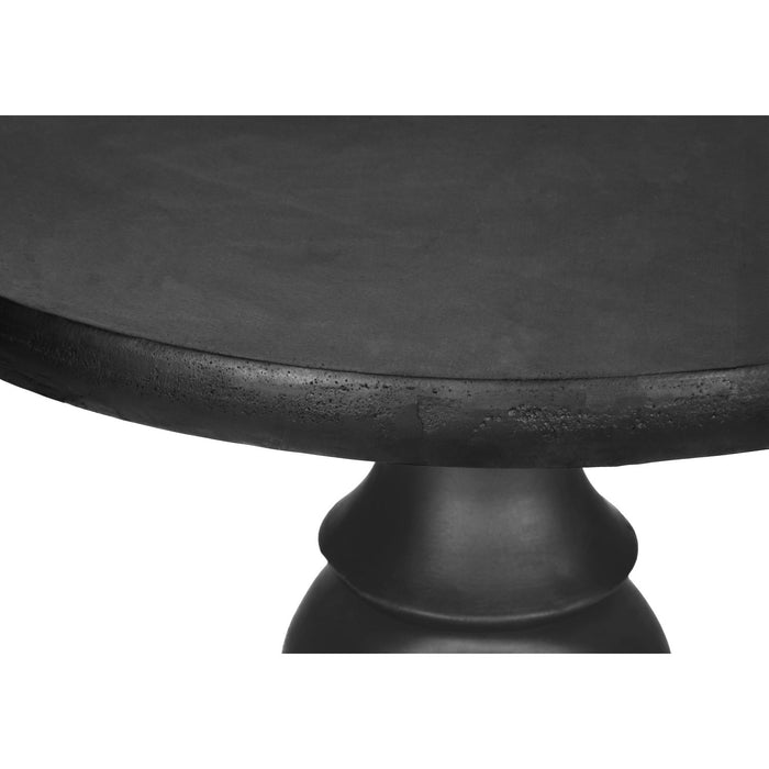 Round Accent Table, Indoor / Outdoor - Black 8th Street