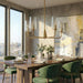 Dazzle - 5 Lights Chandelier With Clear Seeded Satin - Antique Brass / Clear / Gold Ashcroft Furniture