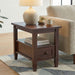 Warm Shaker - Narrow Side Table - Brown Simpli-Home