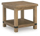 Ridgester - Rectangular End Table - Light Brown Signature Design by Ashley®
