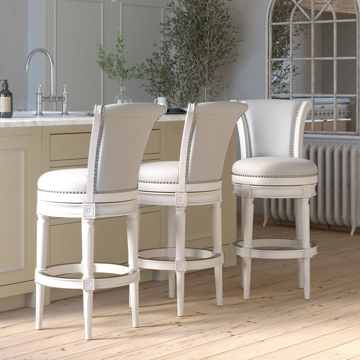 Swivel Barstool With High-Back Home Essentials