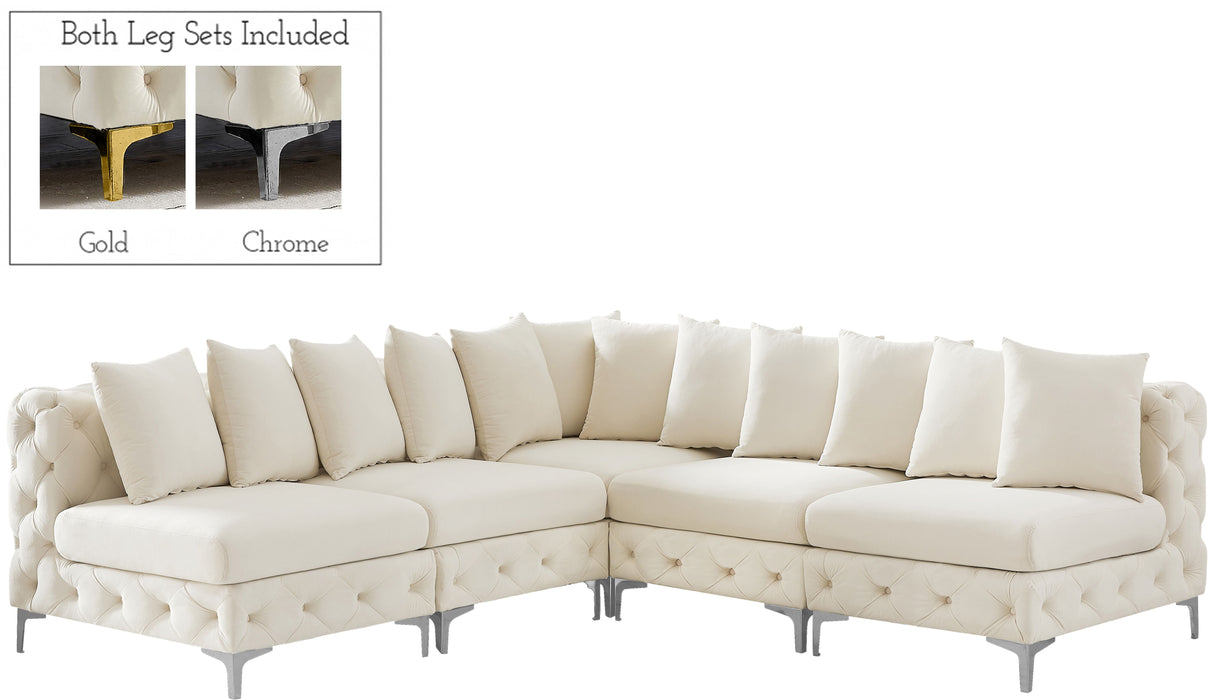 Tremblay - Modular Sectional 5 Piece - Cream - Modern & Contemporary