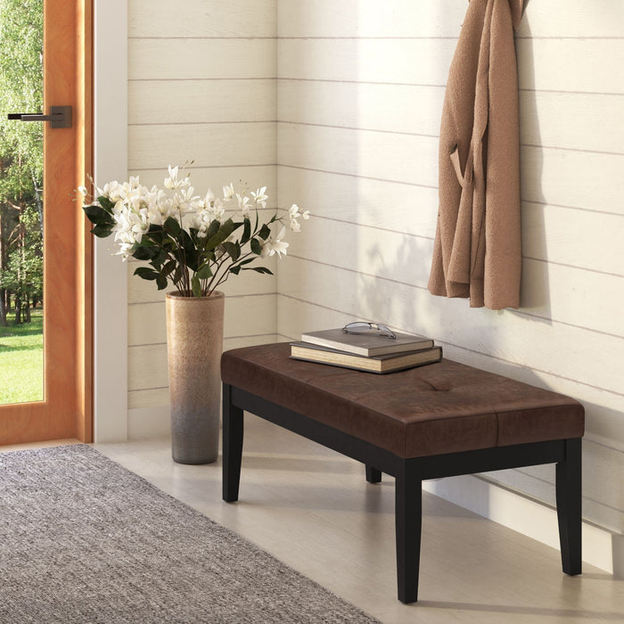 Lacey - Upholstered Tufted Ottoman Bench Simpli-Home