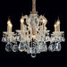 Michael Amini Lighting - Portola 8-Light Traditional Crystal Chandelier - Gold Michael Amini