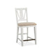 Heron Cove - Counter Chair With Upholstered Seat (Set of 2) - Chalk White Magnussen Furniture