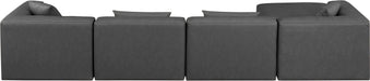 Cube - 5 Piece Modular Sectional With Chaise Meridian Furniture