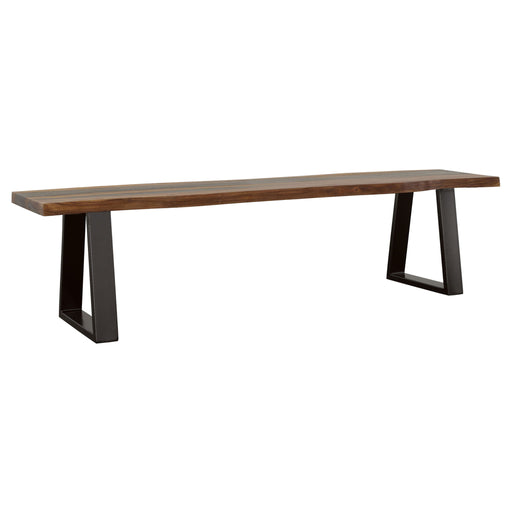Wobegon - Rectangular Dining Bench - Gray Furniture Max