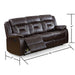 Modern Reclining Sofa With Pillow Arms And Headrest Home Essentials
