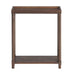 Narrow Side End Tables With Shelf (Set of 2) - Chestnut Home Essentials
