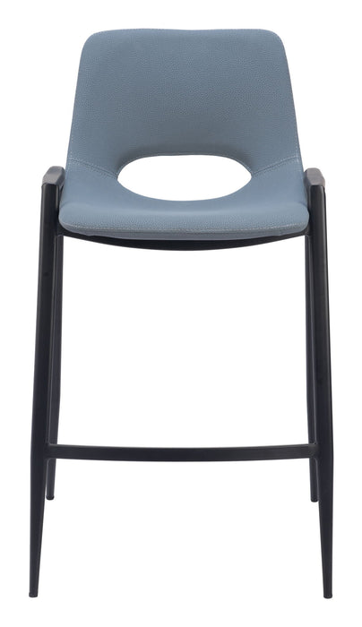 Desi - Counter Chair With Black Legs (Set of 2) Zuo Modern