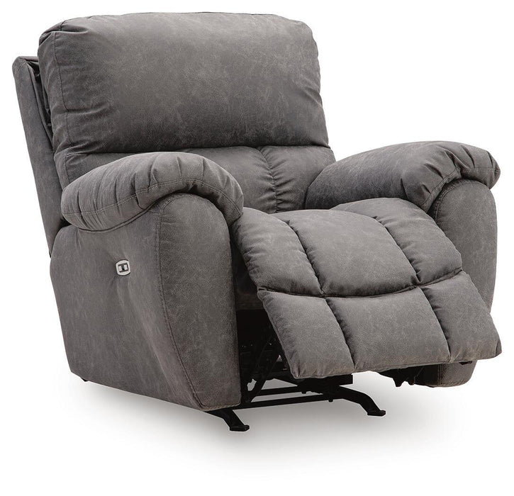 Bakerstein - Power Rocker Recliner With Adjustable Headrest - Galaxy Signature Design by Ashley®