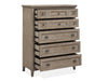 Paxton Place - Wood Drawer Chest - Dove Tail Gray Magnussen Furniture