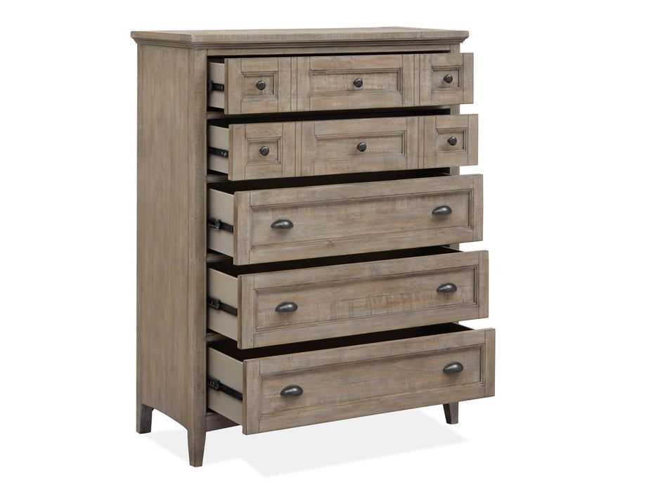 Paxton Place - Wood Drawer Chest - Dove Tail Gray Magnussen Furniture