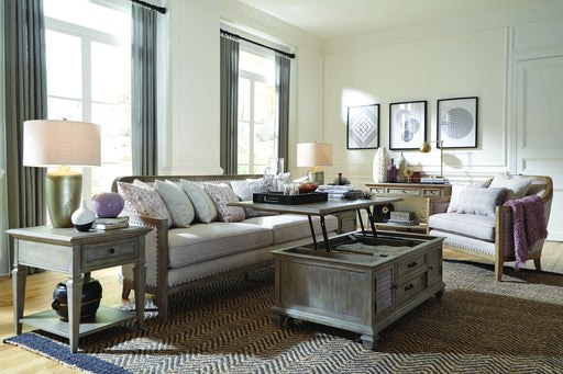 Lancaster - Rectangular Sofa Table - Dove Tail Gray Magnussen Furniture
