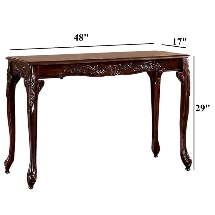 Table With Cabriole Legs - Cherry Home Essentials