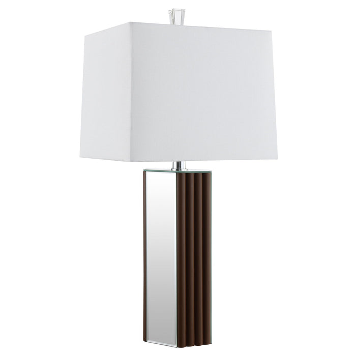 Echolls - Lamp With Scalloped Accents And Mirror Detail Furniture Max