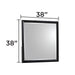 Houston - Bedroom Mirror - Walnut Matrix Furniture Group