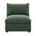 Armless Chair With Design For Living Room - Dark Green Home Essentials
