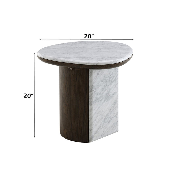 Haidar - Table With Marble Top ACME