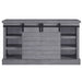 Amrita - TV Stand With Fireplace - Gray Oak ACME