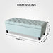Storage Ottoman Bench With Safety Hinges Home Essentials