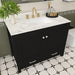 Bathroom Vanity Set, Sink And Faucet Holes Included - Black Home Essentials