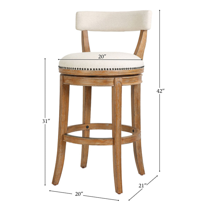 Stool & Upholstered Seat And Back Home Essentials