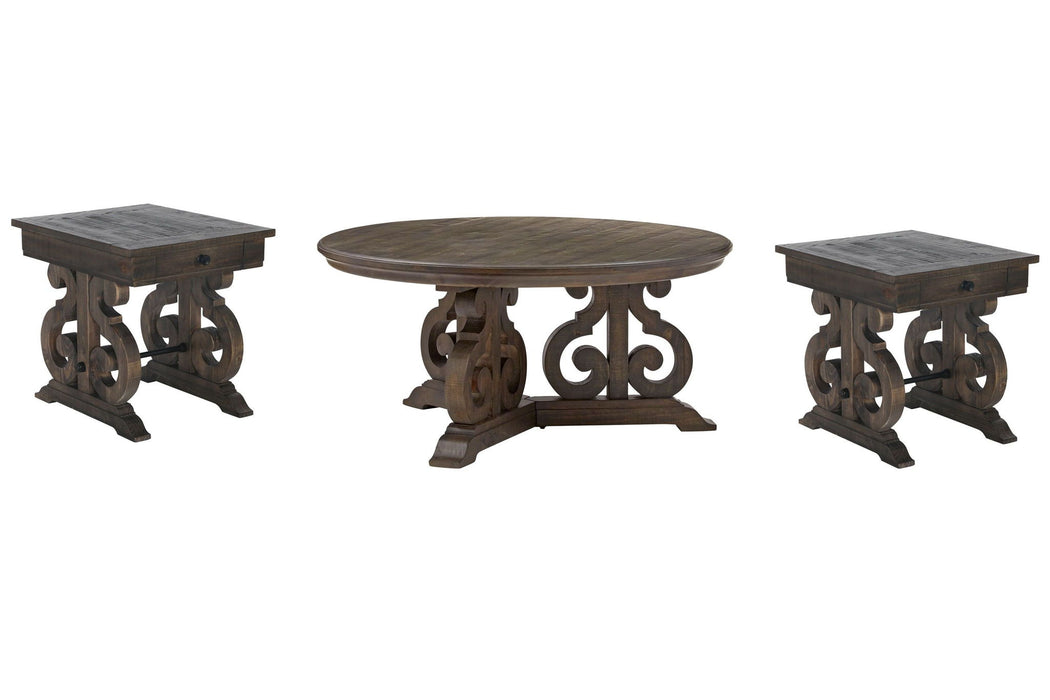 Bellamy - Round Cocktail Table Set Magnussen Furniture