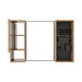41.6" Wall Mounted Bathroom Cabinet With Soft Close Door, Storage Cabinet Featuring - Imitative Oak Home Essentials