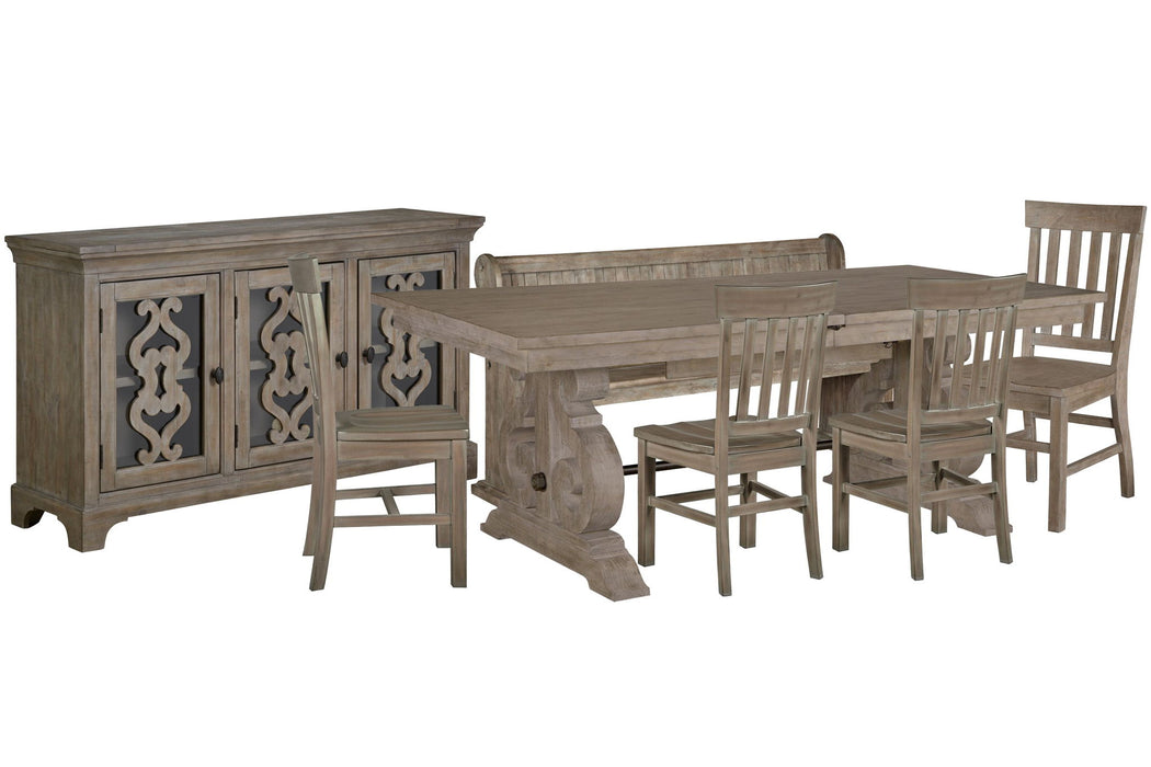 Tinley Park - Extendable Rectangular Dining Table Set Magnussen Furniture