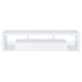 Lance - 2 Drawer TV Stand With Shelves - Gloss White Furniture Max