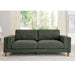 Upholstered Square Arm Sofa - Dark Green Home Essentials