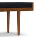 Anya - Ottoman Bench - Black Simpli-Home