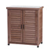 Potting Bench With Storage Cabinet And Metal Table Top For Outdoor Home Essentials