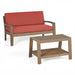 2 Piece Conversation Set, Loveseat & Coffee Table Noble House
