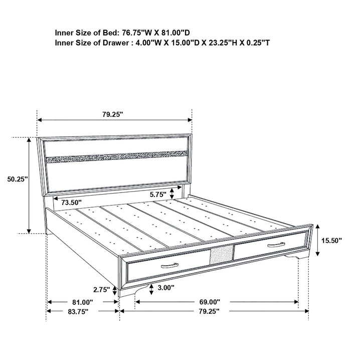 Annie - 4 Piece Bedroom Set Furniture Max