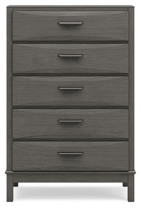 Mazing - Five Drawer Chest - Gray Signature Design by Ashley®