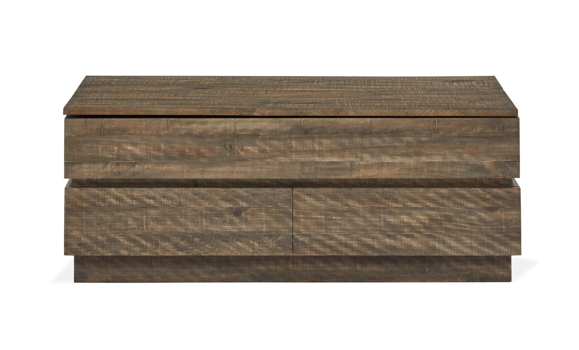 Baisden - Lift Top Storage Cocktail Table With Casters - Tobacco Magnussen Furniture