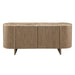 Markku - Console Table With Natural Marble - Oak ACME
