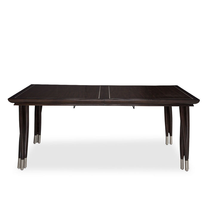 Paris Chic - Rectangular Dining Table - Espresso Brown